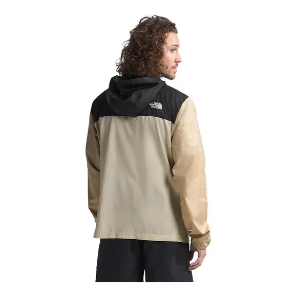 The North Face Cyclone Hooded Jacket Mens L Black Beige Windbreaker Outdoor - Picture 4 of 16